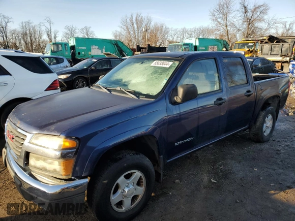 2004 GMC Canyon 1SB SLE Z85 with VIN 1GTDT136148201170, listed as a Copart auction lot 85638844 with 201,235 mi miles and Clean Title. Bid and sale history available at carsss.com. Image 1.