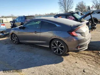 2018 Honda Civic Si Coupe with VIN 2HGFC3A51JH753130, listed as a Copart auction lot 83599594 with 68,562 mi miles and Salvage Title. Bid and sale history available at carsss.com. Image 2.