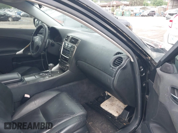 2006 Lexus IS 250 with VIN JTHBK262862001609, listed as a IAAI auction lot 42461788 with 216,600 mi miles and . Bid and sale history available at DreamBid. Image 5.