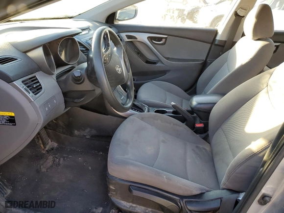 2016 Hyundai Elantra SE with VIN 5NPDH4AE1GH709982, listed as a Copart auction lot 84433434 with 0 mi miles and Salvage Title. Bid and sale history available at carsss.com. Image 7.