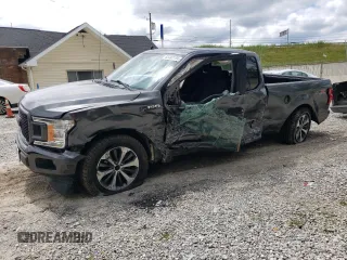 2020 Ford F-150 XL with VIN 1FTEX1CP5LFC31512, listed as a Copart auction lot 65382165 with 131,585 mi miles and Salvage title. Bid and sale history available at DreamBid. Image 1.