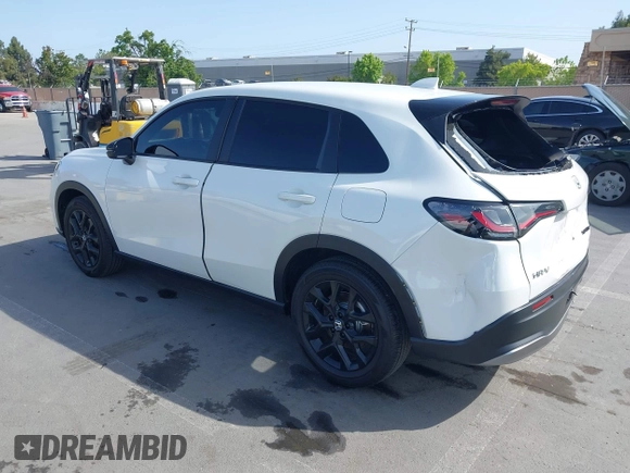 2024 Honda HR-V Sport with VIN 3CZRZ1H53RM732713, listed as a IAAI auction lot 42290527 with 10,332 mi miles and . Bid and sale history available at DreamBid. Image 3.