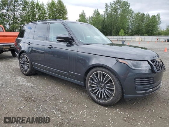 2021 Land Rover Range Rover with VIN SALGR2SU7MA433209, listed as a Copart auction lot 56415095 with 49,088 mi miles and Salvage title. Bid and sale history available at DreamBid. Image 4.