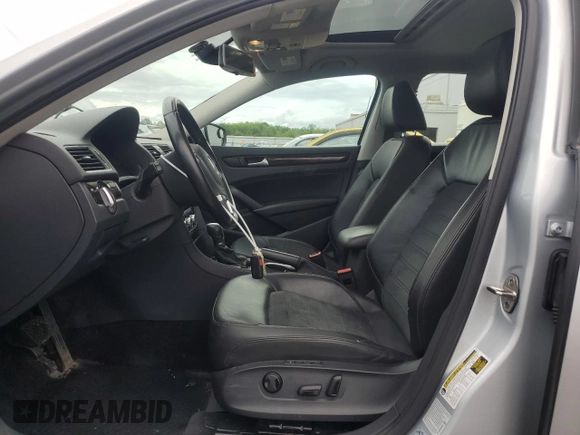 2015 Volkswagen Passat SEL Premium with VIN 1VWCV7A39FC097011, listed as a Copart auction lot 63255745 with 159,543 mi miles and Salvage title. Bid and sale history available at DreamBid. Image 7.