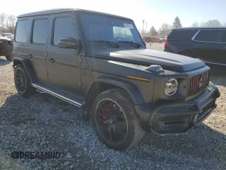 2021 Mercedes-Benz G AMG G 63 with VIN W1NYC7HJ8MX418781, listed as a Copart auction lot 50465945 with Not Provided miles and Salvage Title. Bid and sale history available at carsss.com. Image 4.