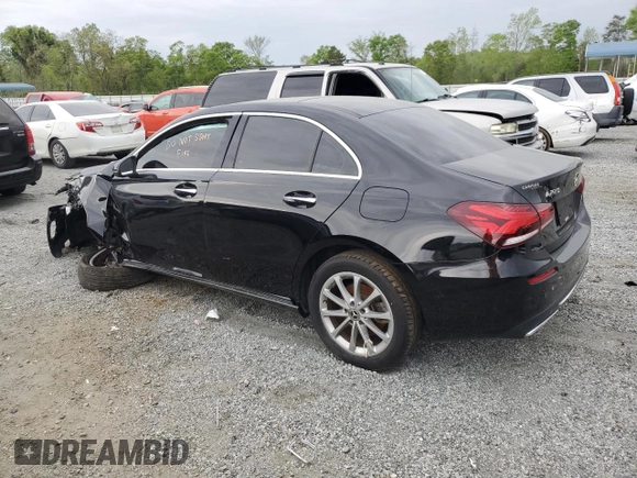 2019 Mercedes-Benz A 220 with VIN WDD3G4EB7KW025252, listed as a Copart auction lot 52733875 with Not Provided miles and Clean Title. Bid and sale history available at DreamBid. Image 2.