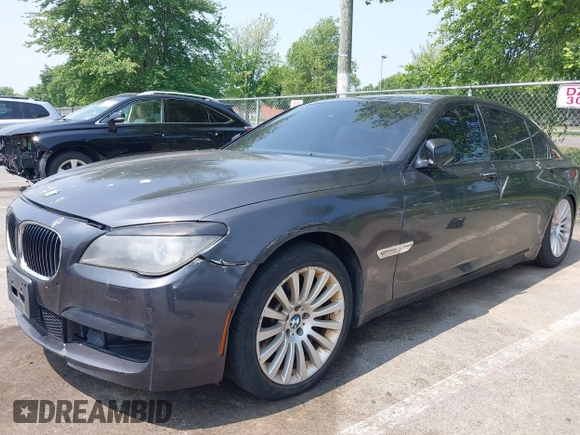 2010 BMW 7 Series 750Li with VIN WBAKB8C50ACY64262, listed as a IAAI auction lot 42433667 with 121,008 mi miles and . Bid and sale history available at DreamBid. Image 6.