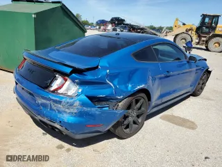 2019 Ford Mustang GT with VIN 1FA6P8CF7K5163079, listed as a Copart auction lot 56434434 with 37,377 mi miles and Salvage Title. Bid and sale history available at carsss.com. Image 3.