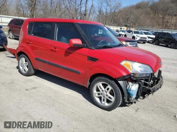 2011 Kia Soul + with VIN KNDJT2A21B7216215, listed as a Copart auction lot 49669615 with 93,136 mi miles and Salvage Title. Bid and sale history available at carsss.com. Image 4.