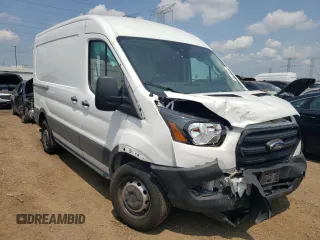 2020 Ford Transit Cargo with VIN 1FTBR1C88LKB39713, listed as a Copart auction lot 62722714 with 52,792 mi miles and Salvage Title. Bid and sale history available at DreamBid. Image 4.