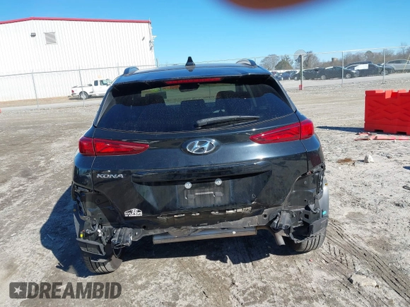 2020 Hyundai Kona SEL Plus with VIN KM8K62AA1LU550570, listed as a IAAI auction lot 41381405 with 59,510 mi miles. Bid and sale history available at carsss.com. Image 16.