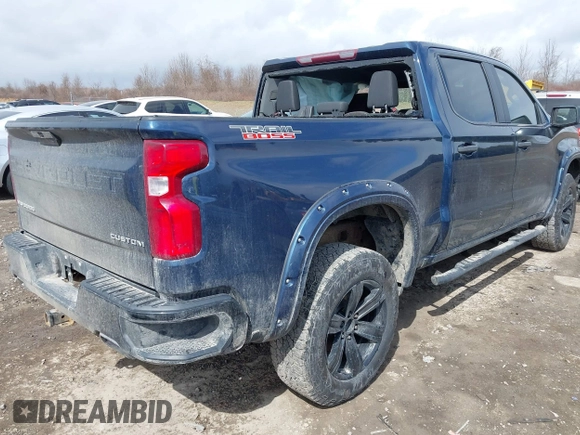 2020 Chevrolet Silverado 1500 Custom Trail Boss with VIN 1GCPYCEFXLZ320268, listed as a IAAI auction lot 41878181 with 60,420 mi miles and . Bid and sale history available at DreamBid. Image 4.