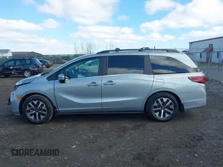 2025 Honda Odyssey EX-L z VIN 5FNRL6H61SB025648, wystawiony jako IAAI lot #41854148 z przebiegiem 202 mil mil oraz . Historia ofert i sprzedaży dostępna na DreamBid. Obrazek 14.