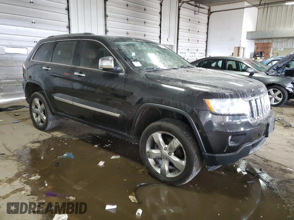 2013 Jeep Grand Cherokee Overland with VIN 1C4RJFCGXDC606880, listed as a Copart auction lot 46447375 with 108,075 mi miles and Clean Title. Bid and sale history available at carsss.com. Image 4.