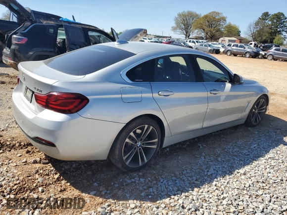 2020 BMW 4 Series 430i with VIN WBA4J1C04LBU68352, listed as a Copart auction lot 50628455 with 51,237 mi miles and Salvage Title. Bid and sale history available at DreamBid. Image 3.