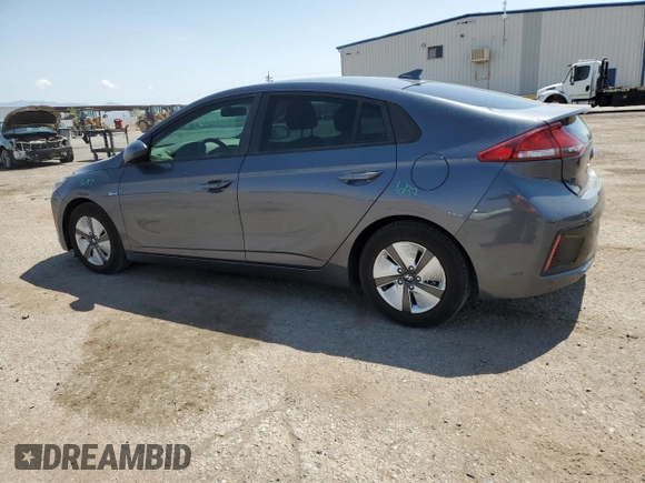 2019 Hyundai Ioniq Blue with VIN KMHC65LC5KU145024, listed as a Copart auction lot 64689825 with 91,418 mi miles and Salvage title. Bid and sale history available at DreamBid. Image 2.