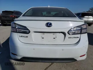 2010 Lexus HS 250h with VIN JTHBB1BA5A2013457, listed as a Copart auction lot 42785595 with 110,140 mi miles and Salvage Title. Bid and sale history available at DreamBid. Image 6.