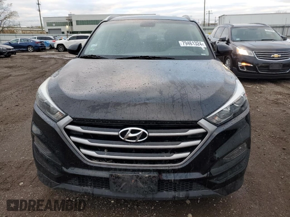 2018 Hyundai Tucson SEL Plus with VIN KM8J33A40JU729054, listed as a Copart auction lot 79461324 with 87,883 mi miles and Salvage Title. Bid and sale history available at carsss.com. Image 5.