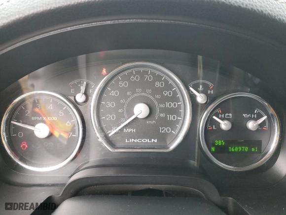 2008 Lincoln Mark LT with VIN 5LTPW18528FJ04949, listed as a Copart auction lot 89189885 with 160,970 mi miles and Salvage Title. Bid and sale history available at carsss.com. Image 9.