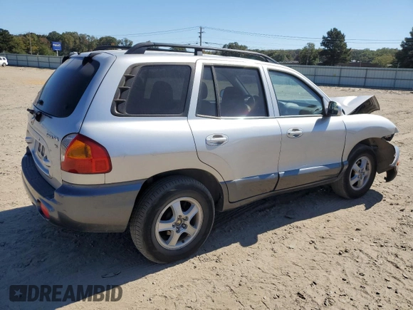2003 Hyundai Santa Fe GLS with VIN KM8SC13D43U517220, listed as a Copart auction lot 76797714 with 126,733 mi miles and Salvage Title. Bid and sale history available at carsss.com. Image 3.