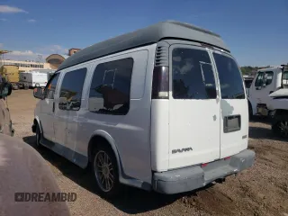 2000 GMC Savana with VIN 1GDFG15RXY1219889, listed as a Copart auction lot 76055684 with 129,427 mi miles and Salvage Title. Bid and sale history available at carsss.com. Image 2.