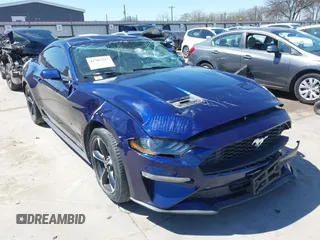 2020 Ford Mustang EcoBoost with VIN 1FA6P8TH6L5124180, listed as a IAAI auction lot 41702327 with 21,460 mi miles. Bid and sale history available at carsss.com. Image 6.