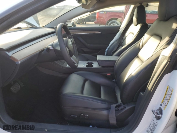 2023 Tesla Model 3 with VIN 5YJ3E1EA0PF600891, listed as a Copart auction lot 83871094 with 37,348 mi miles and Salvage Title. Bid and sale history available at carsss.com. Image 7.