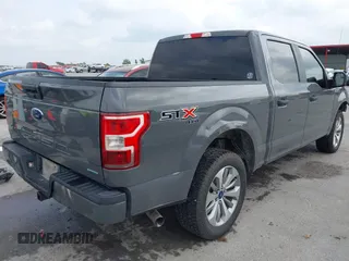 2018 Ford F-150 XL with VIN 1FTEW1EP4JFE22867, listed as a IAAI auction lot 42105313 with 185,175 mi miles and . Bid and sale history available at DreamBid. Image 4.
