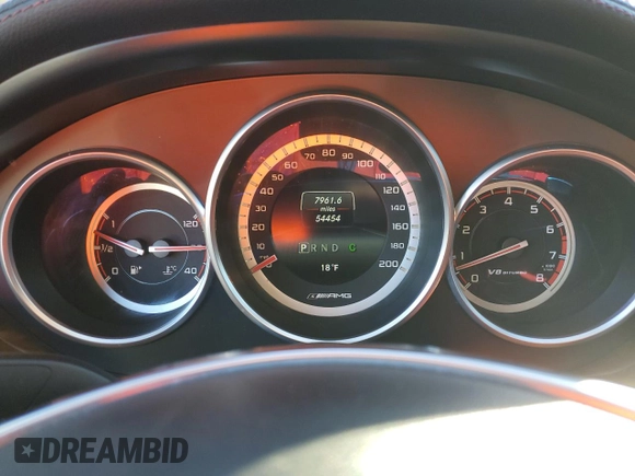 2015 Mercedes-Benz CLS-Class CLS 63 AMG S-Model with VIN WDDLJ7GBXFA156050, listed as a Copart auction lot 82990394 with 54,454 mi miles and Salvage Title. Bid and sale history available at carsss.com. Image 9.