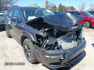 2018 Dodge Journey SE with VIN 3C4PDCAB5JT195635, listed as a IAAI auction lot 41987188 with 133,598 mi miles and . Bid and sale history available at DreamBid. Image 1.