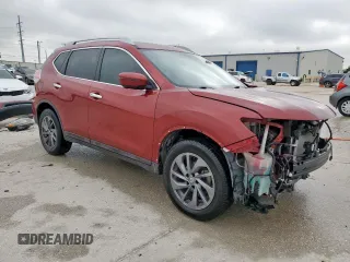 2016 Nissan Rogue SL with VIN 5N1AT2MT9GC821596, listed as a Copart auction lot 54309875 with 48,414 mi miles and Salvage Title. Bid and sale history available at DreamBid. Image 4.