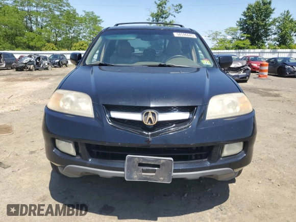 2004 Acura MDX Touring with VIN 2HNYD188X4H509144, listed as a Copart auction lot 58596645 with Not provided miles and Salvage title. Bid and sale history available at DreamBid. Image 5.