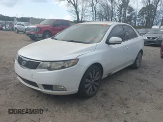 2012 Kia Forte SX with VIN KNAFW4A35C5580407, listed as a IAAI auction lot 41766933 with 203,081 mi miles. Bid and sale history available at carsss.com. Image 2.