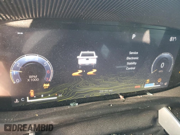 2022 Jeep Grand Wagoneer with VIN 1C4SJUAT7NS217837, listed as a Copart auction lot 44612125 with 29,191 mi miles and Salvage title. Bid and sale history available at DreamBid. Image 9.