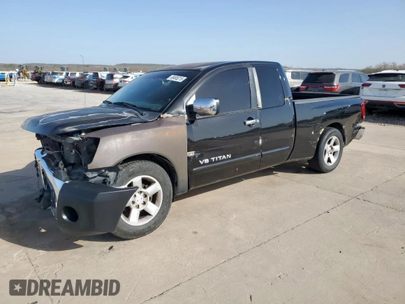 2005 Nissan Titan XE with VIN 1N6BA06A05N544303, listed as a Copart auction lot 49495215 with 234,071 mi miles and Salvage Title. Bid and sale history available at carsss.com. Image 1.