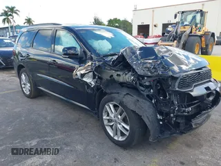 2024 Dodge Durango GT Plus with VIN 1C4RDHDG9RC118268, listed as a IAAI auction lot 41509534 with 30,823 mi miles and . Bid and sale history available at DreamBid. Image 1.