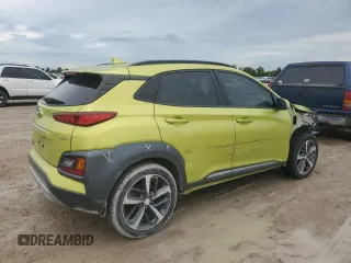 2019 Hyundai Kona Limited with VIN KM8K33A58KU327264, listed as a Copart auction lot 63479264 with 46,187 mi miles and Clean Title. Bid and sale history available at carsss.com. Image 3.
