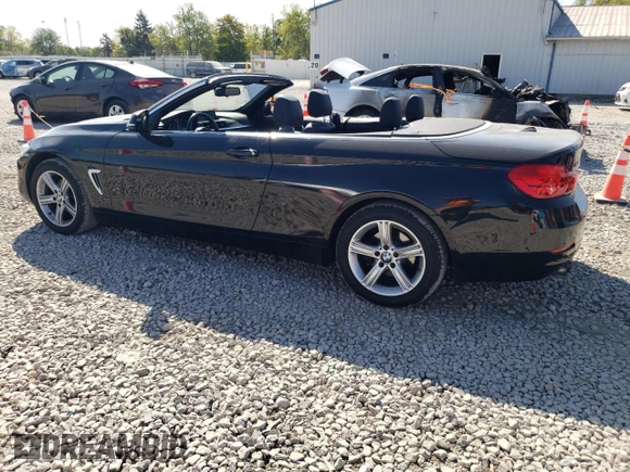 2014 BMW 4 Series 428i xDrive with VIN WBA3T1C50EPS98014, listed as a Copart auction lot 72327884 with 124,421 mi miles and Salvage Title. Bid and sale history available at carsss.com. Image 2.