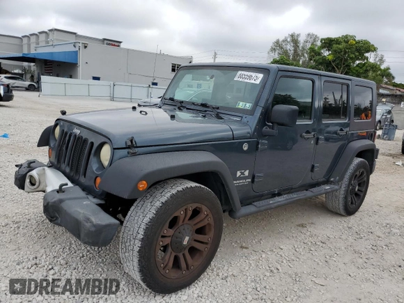 2007 Jeep Wrangler Unlimited X with VIN 1J8GA39107L105101, listed as a Copart auction lot 88559675 with 213,902 mi miles and Salvage title. Bid and sale history available at DreamBid. Image 1.