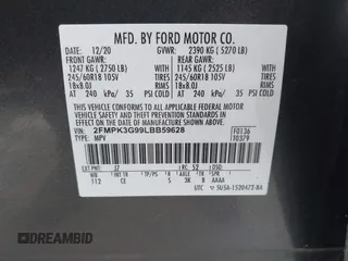 2020 Ford Edge SE z VIN 2FMPK3G99LBB59628, wystawiony jako IAAI lot #42403314 z przebiegiem 62 066 mil mil oraz . Historia ofert i sprzedaży dostępna na DreamBid. Obrazek 9.