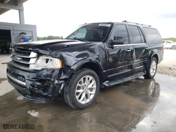 2016 Ford Expedition EL Limited with VIN 1FMJK1KT7GEF32012, listed as a Copart auction lot 80688684 with 69,845 mi miles and Salvage Title. Bid and sale history available at carsss.com. Image 1.