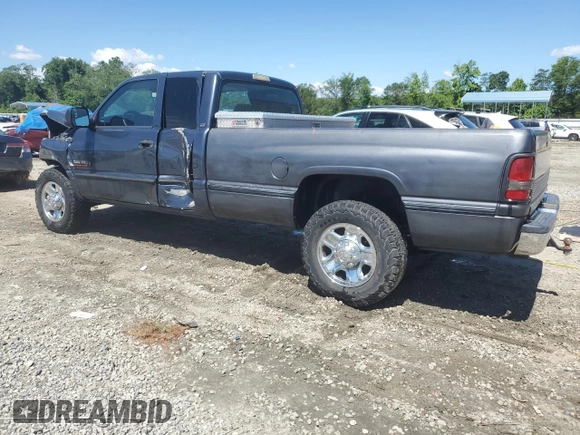 2002 Dodge Ram 2500 with VIN 3B7KC236X2M268324, listed as a Copart auction lot 57196344 with 179,647 mi miles and Salvage Title. Bid and sale history available at carsss.com. Image 2.