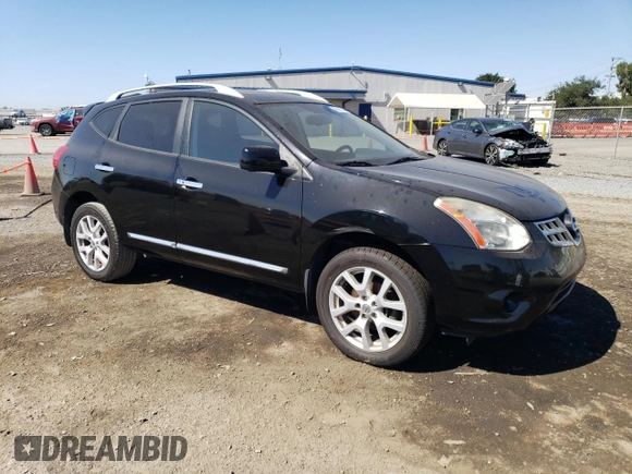 2013 Nissan Rogue S with VIN JN8AS5MV7DW610180, listed as a Copart auction lot 75682254 with 156,995 mi miles and Clean Title. Bid and sale history available at DreamBid. Image 4.