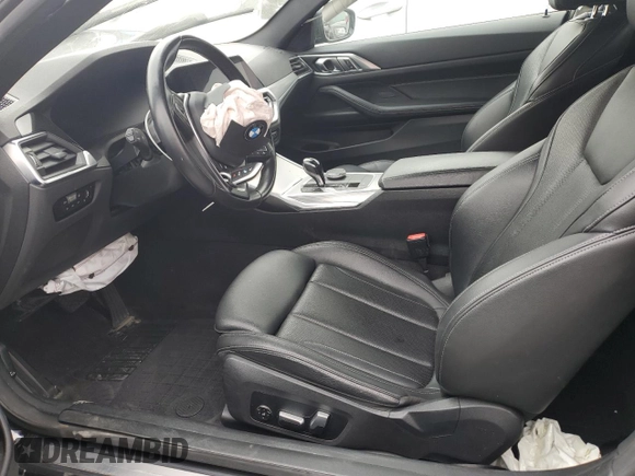 2022 BMW 4 Series 430i xDrive with VIN WBA73AP06NCH67486, listed as a Copart auction lot 51782045 with Not provided miles and Salvage title. Bid and sale history available at DreamBid. Image 7.