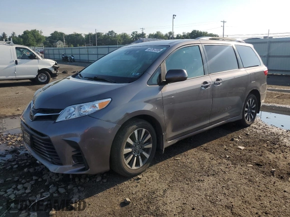2018 Toyota Sienna LE with VIN 5TDJZ3DC3JS203625, listed as a Copart auction lot 61287235 with 98,183 mi miles and Salvage title. Bid and sale history available at DreamBid. Image 1.