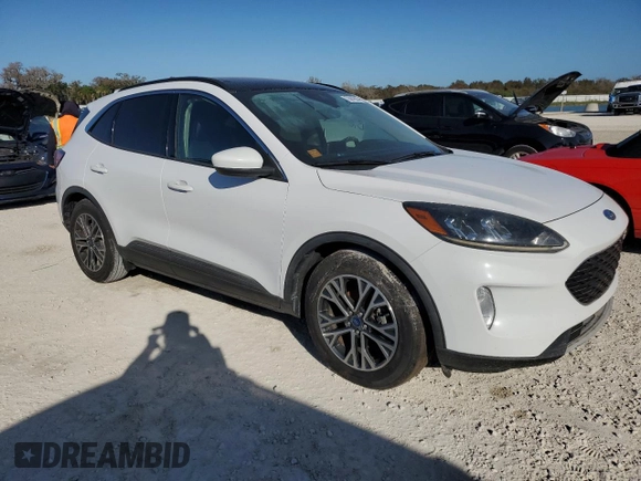 2020 Ford Escape SEL with VIN 1FMCU0H66LUA35564, listed as a Copart auction lot 75879504 with Not Provided miles and Non Repairable. Bid and sale history available at carsss.com. Image 4.