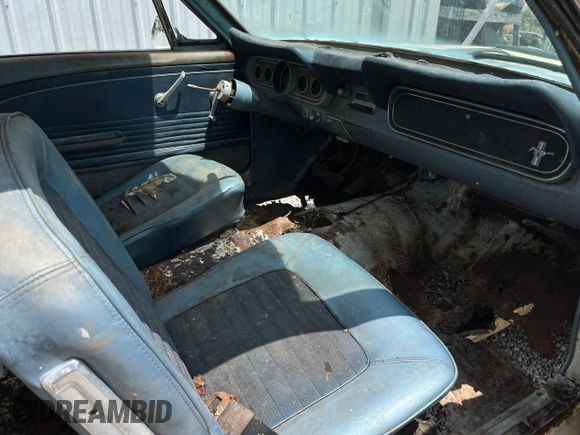 1966 Ford Mustang with VIN 6F07T234340, listed as a Copart auction lot 65564265 with 84,893 mi miles and Clean title. Bid and sale history available at DreamBid. Image 5.