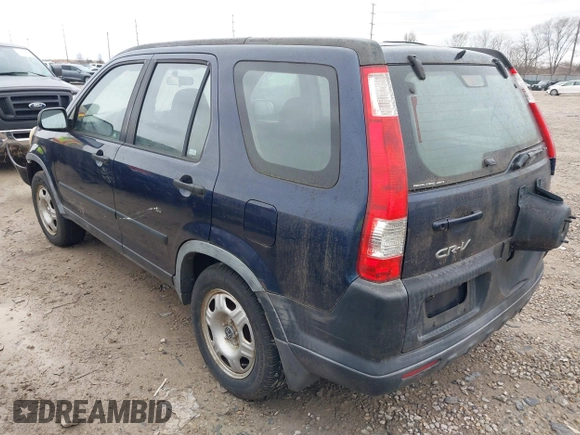 2006 Honda CR-V LX with VIN JHLRD78536C053645, listed as a IAAI auction lot 41855277 with 253,783 mi miles and . Bid and sale history available at carsss.com. Image 3.