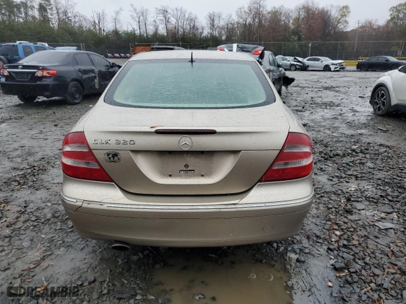 2003 Mercedes-Benz CLK-Class 3.2L with VIN WDBTJ65J83F059716, listed as a Copart auction lot 82122684 with 176,873 mi miles and Salvage Title. Bid and sale history available at carsss.com. Image 6.