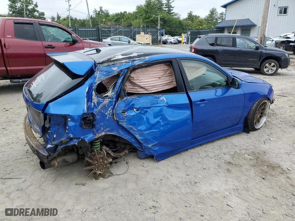 2008 Subaru Impreza Wagon (Natl) WRX w/Premium Pkg with VIN JF1GH75678G812126, listed as a Copart auction lot 70498684 with 153,534 mi miles and Salvage Title. Bid and sale history available at carsss.com. Image 3.